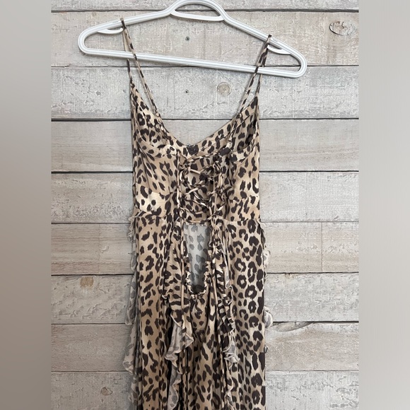 NWT - Chaser Brand - Leopard Animal Print Maxi Dress - Size Medium - Picture 4 of 5